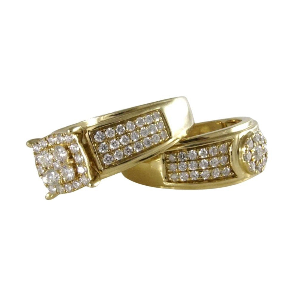 14k Yellow Gold Duo Ring Set image 2