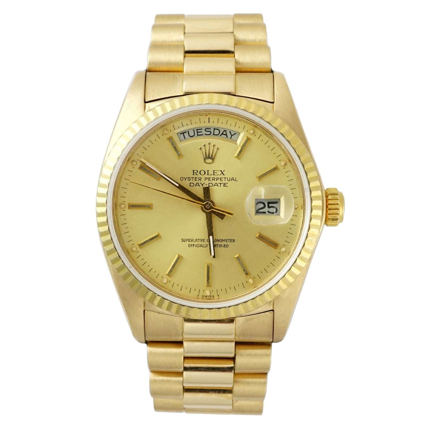 Rolex Day-Date Diamond Dial Gold 36 mm - Pre-Owned image 0