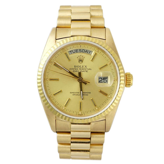 Rolex Day-Date Diamond Dial Gold 36 mm - Pre-Owned image 0