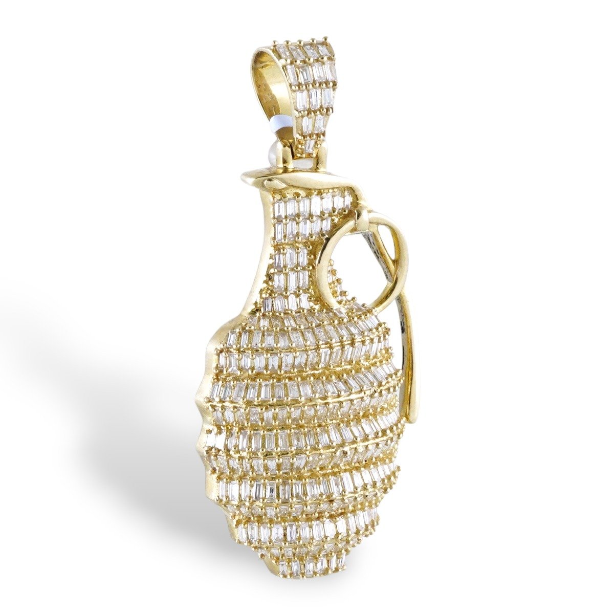 10k Yellow Gold Grenade Pendant image 0