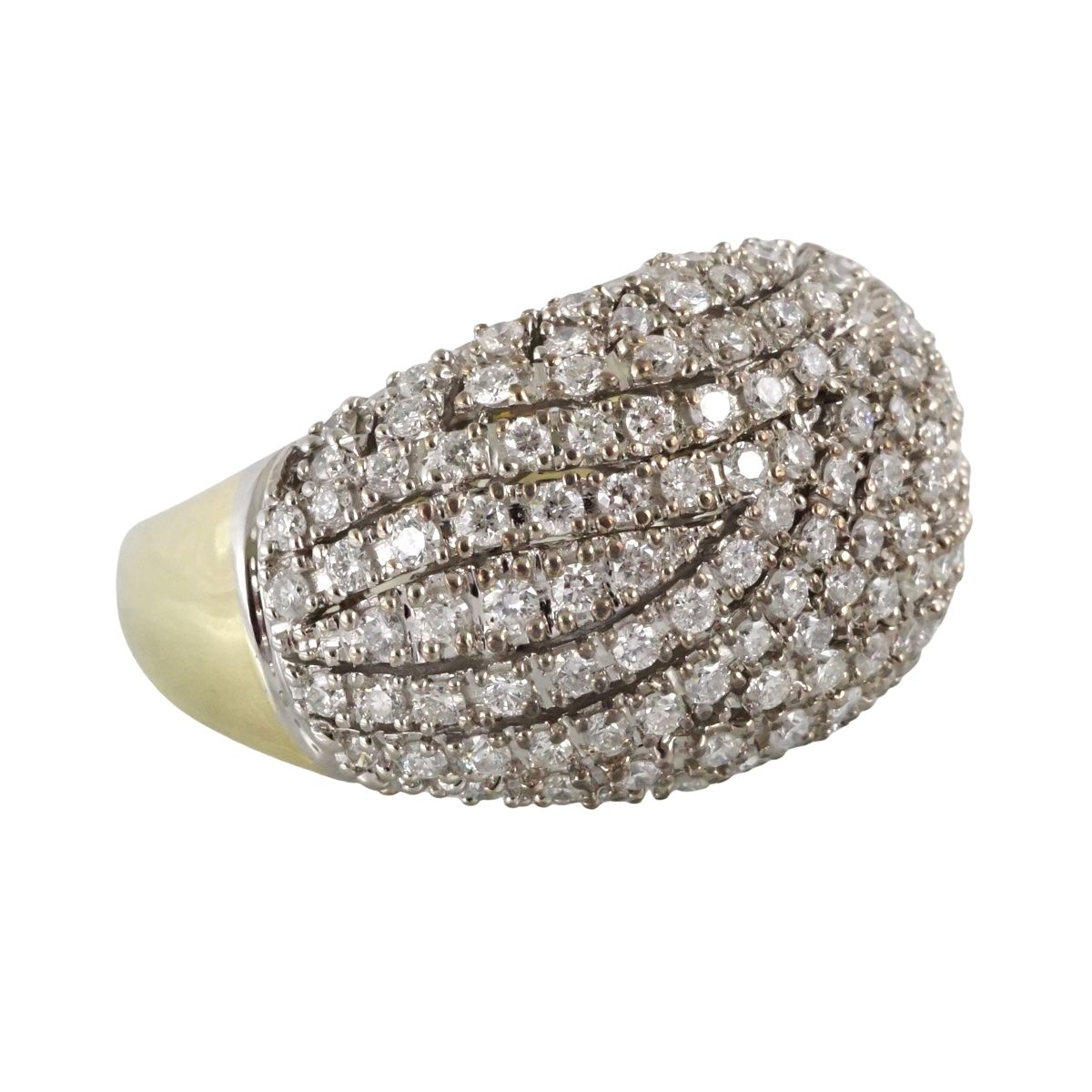 10k Gold Diamond Ring for Women image 2