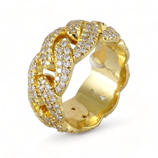 14k Yellow Gold Diamond Ring image 0