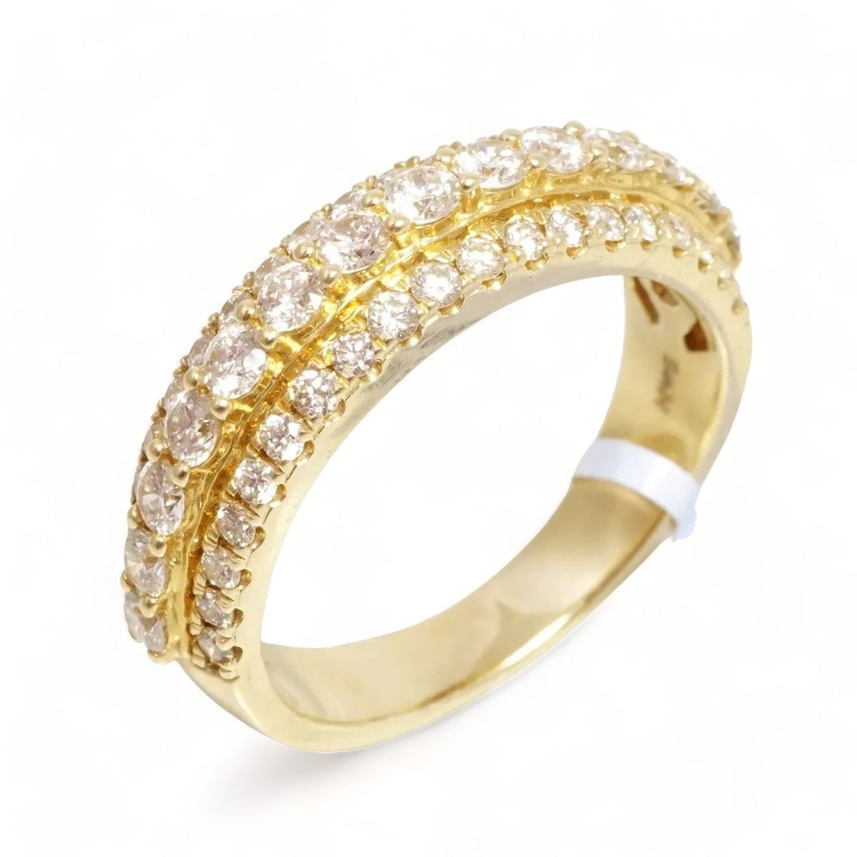 Diamond Engagement Gold Ring 14k image 0
