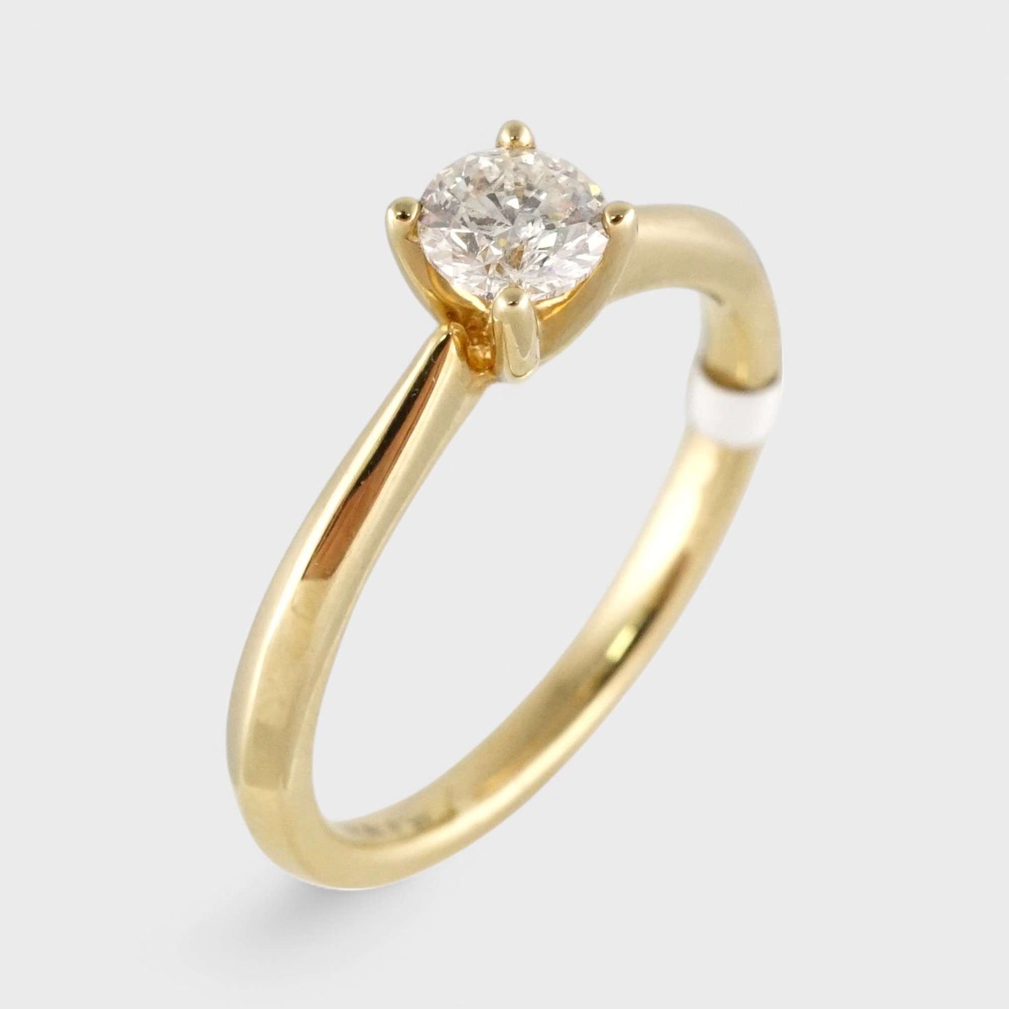 14k Yellow Gold Diamond Engagement Ring image 0