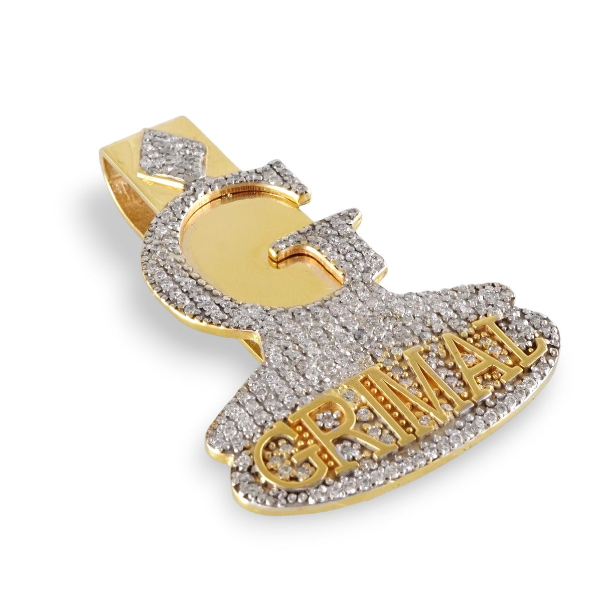 14k Gold Diamond Custom Money Clip image 3