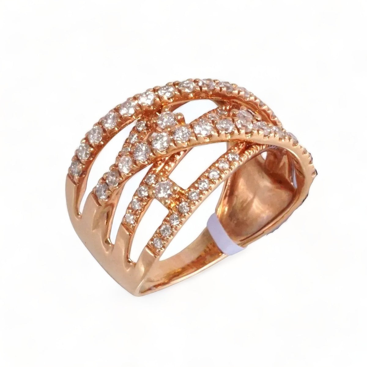 14k Rose Gold Diamond Ring image 0