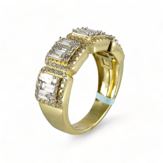 14k Gold Diamond Ring for Men image 0