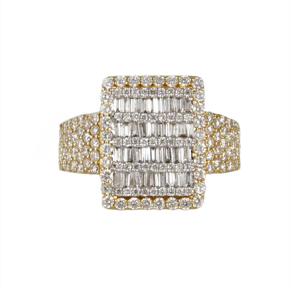 10k Yellow Gold Diamond Ring image 2
