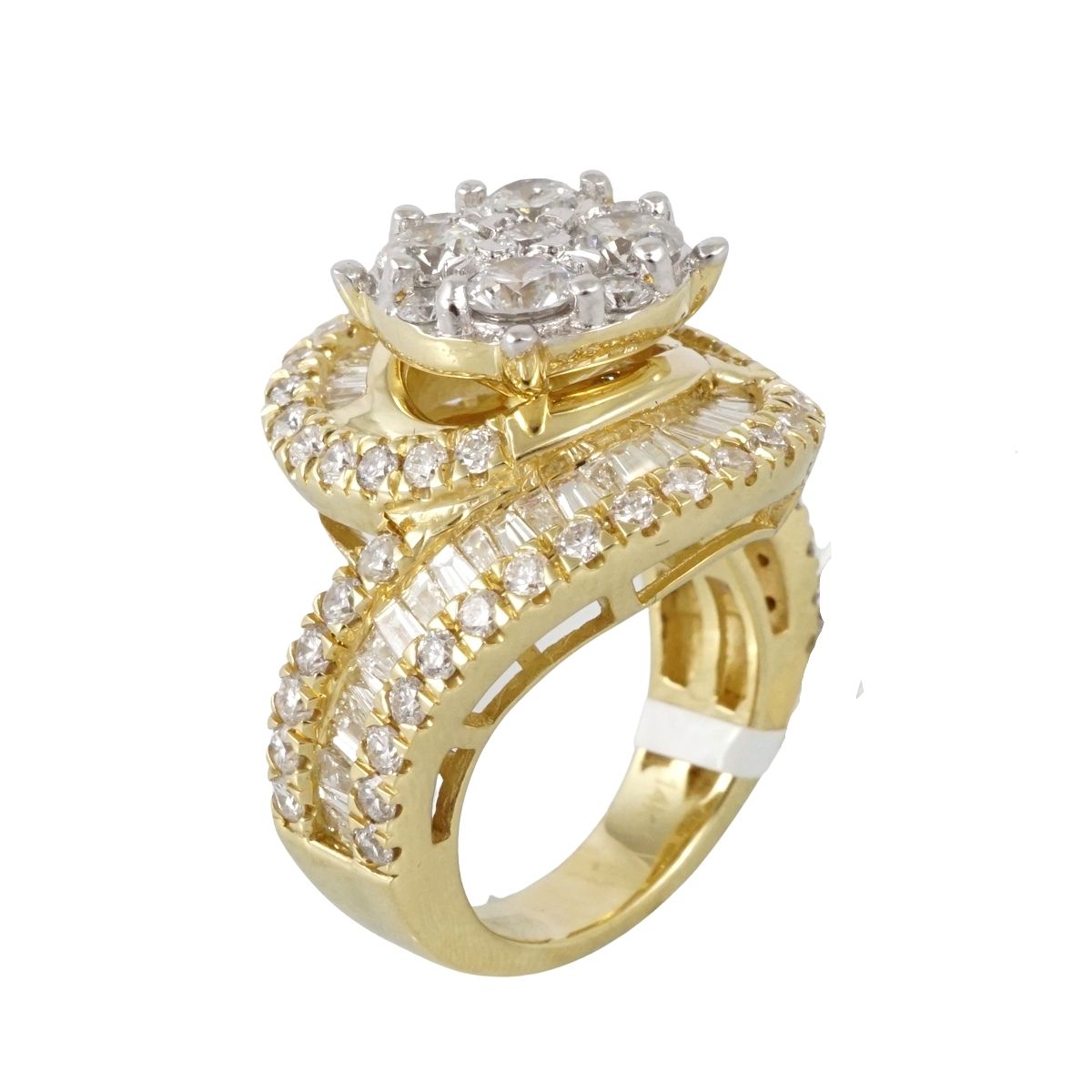14k Gold Diamond Ring for Women image 3