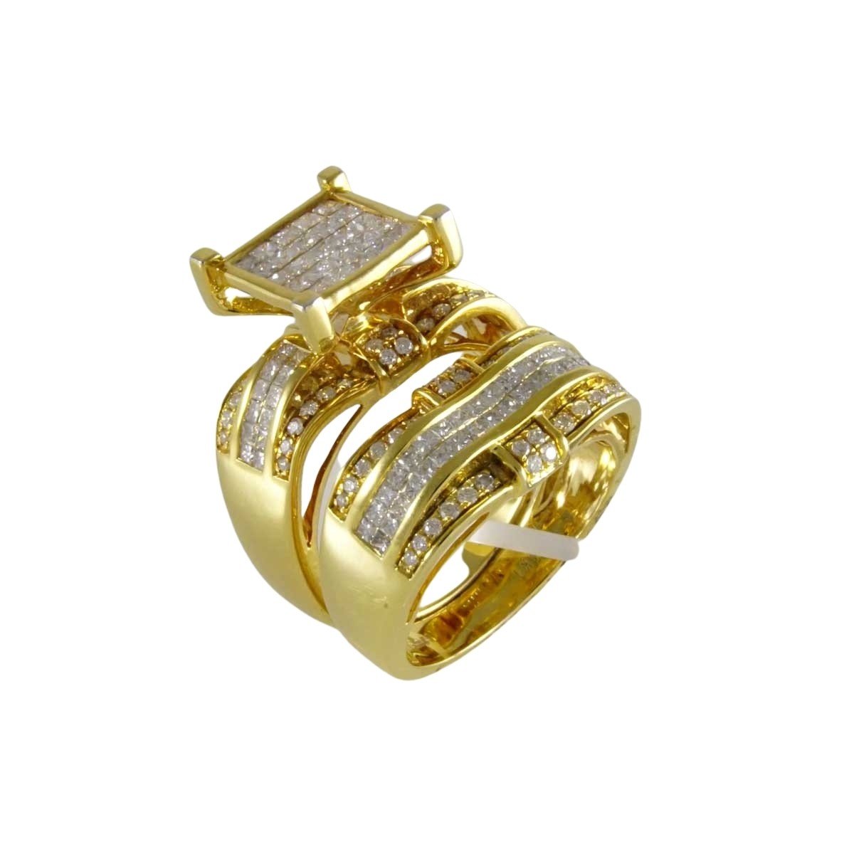 14k Gold Duo Ring for Women image 3