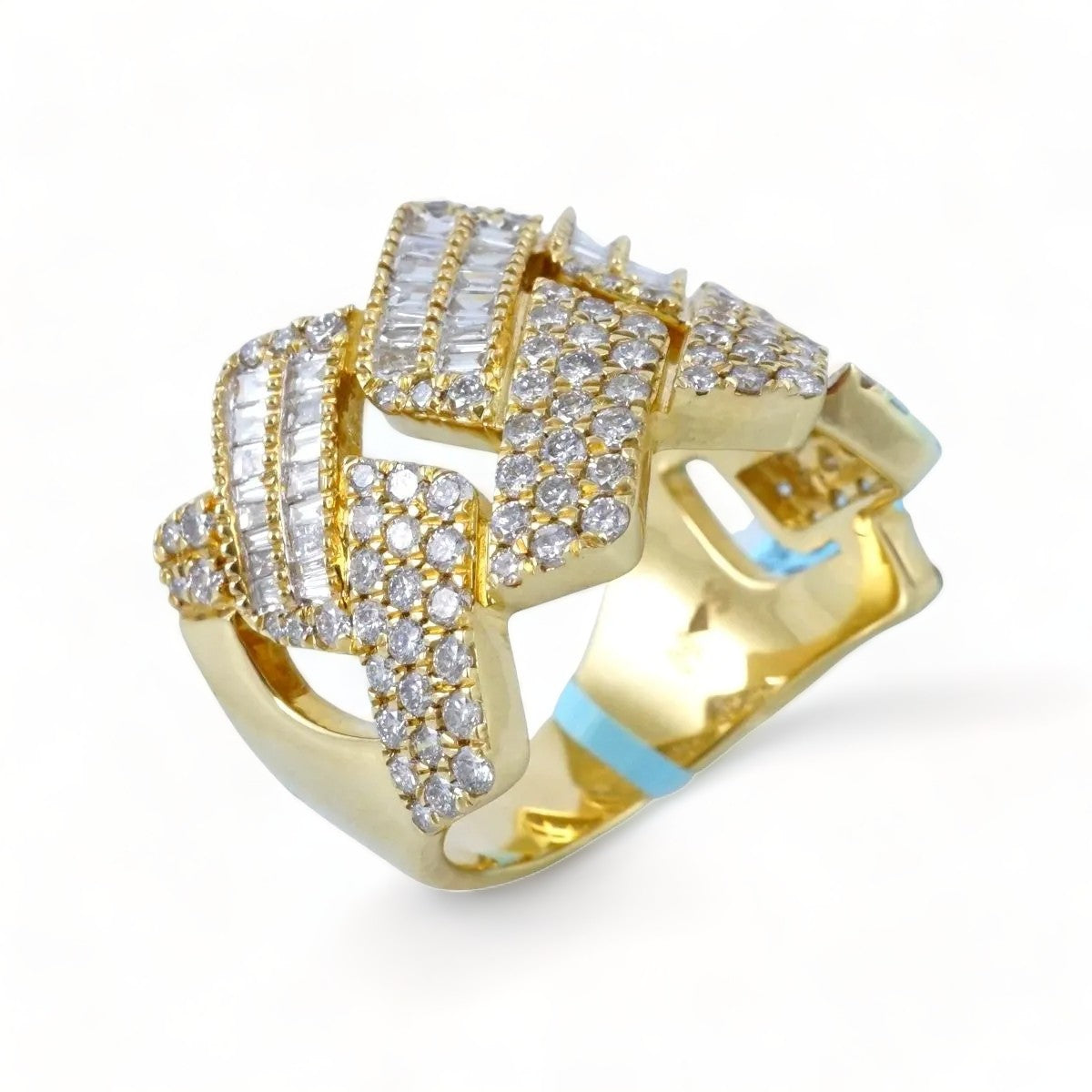 Men's 14k Gold Diamond Ring image 0