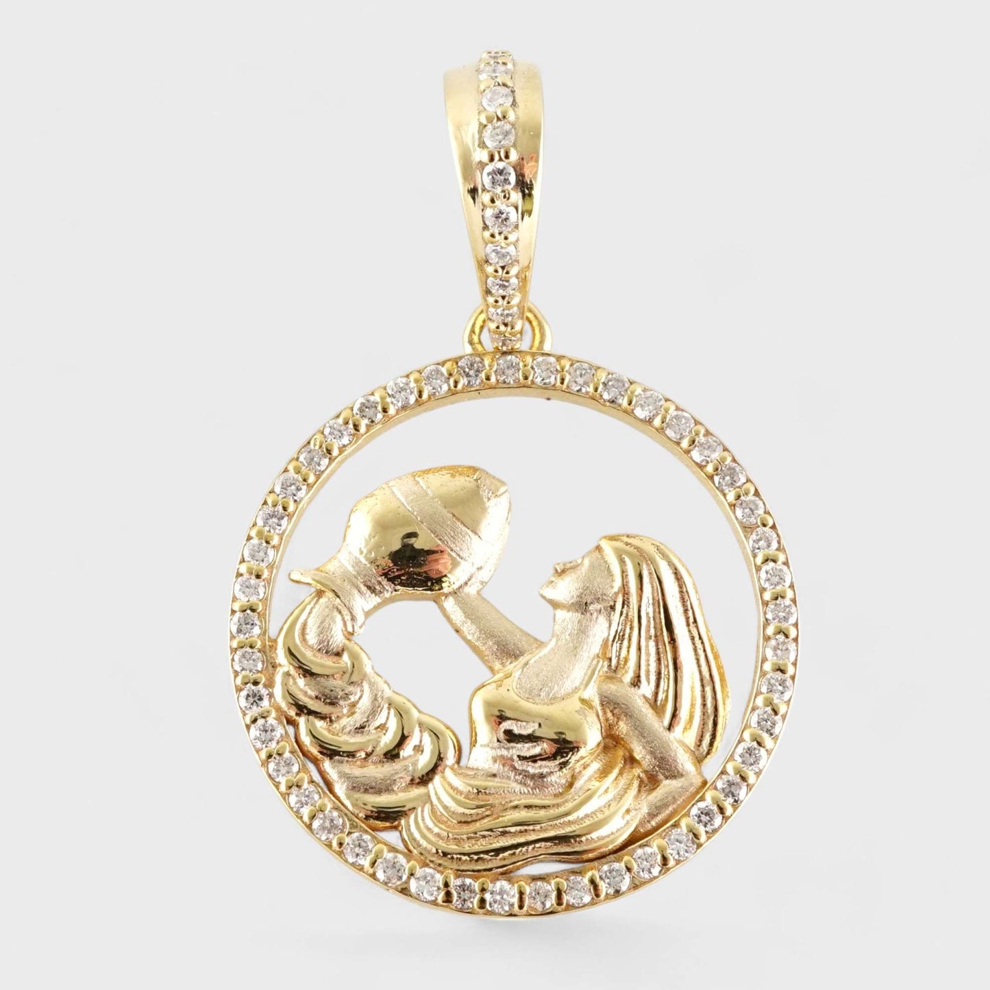 14k Yellow Gold Zodiac Symbol Customized by Grimal image 11