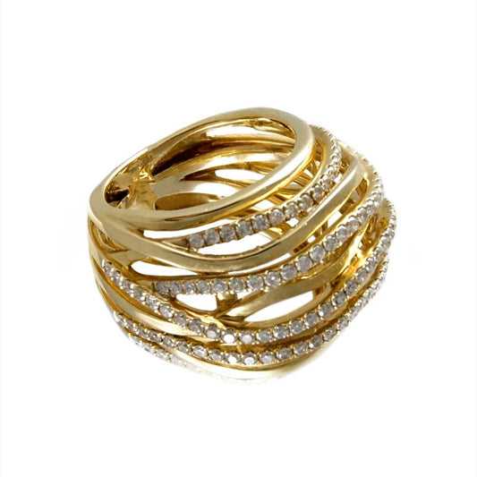 14k Elegant Diamond Gold Ring for Women image 1