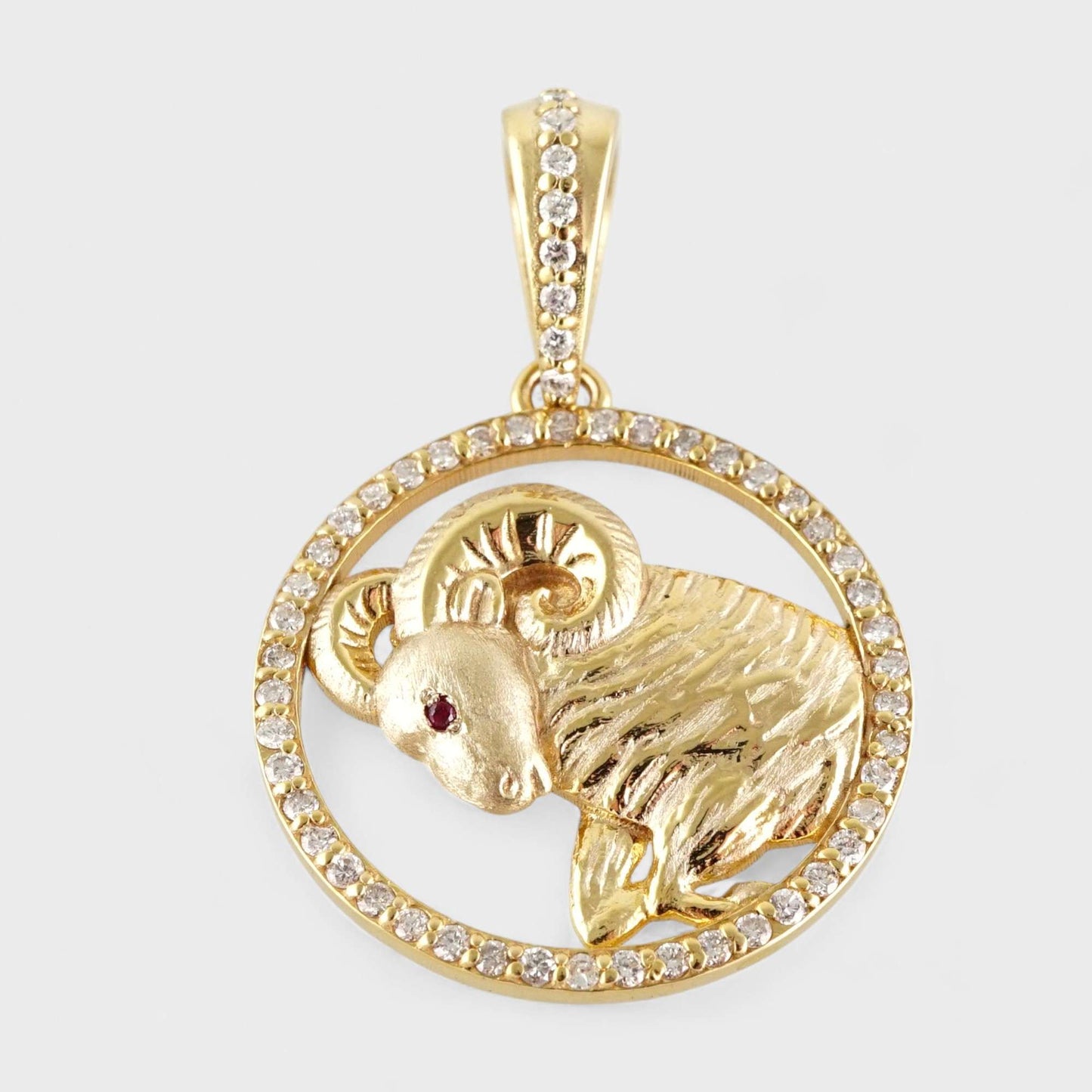 14k Yellow Gold Zodiac Symbol Customized by Grimal image 4