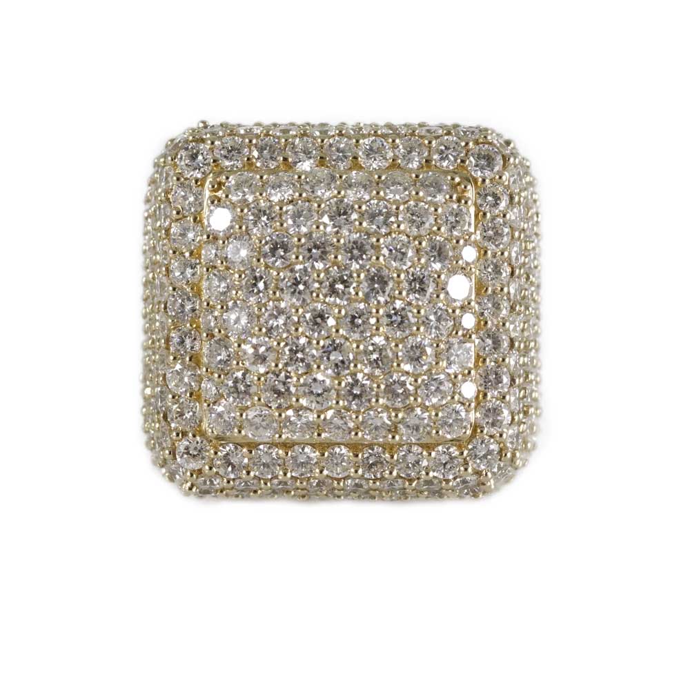 14k Gold Diamond Ring for Men image 1