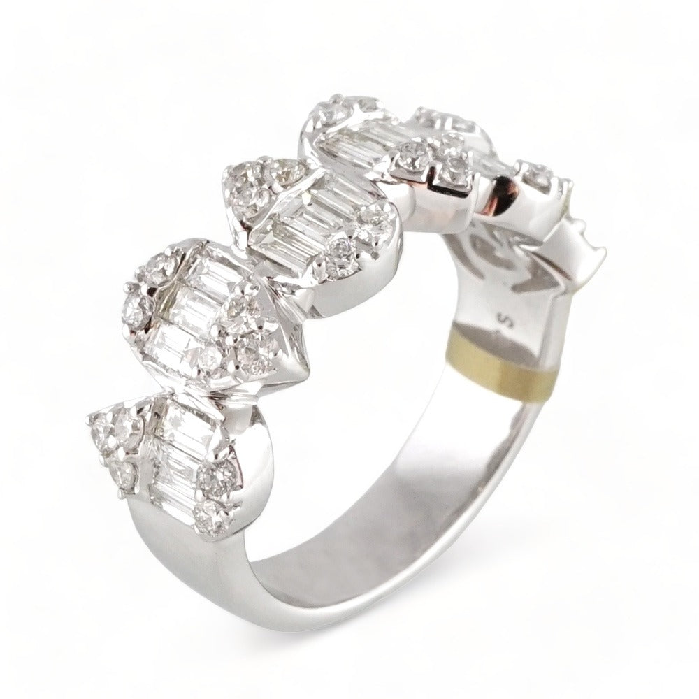 14k White Gold Diamond Ring image 0