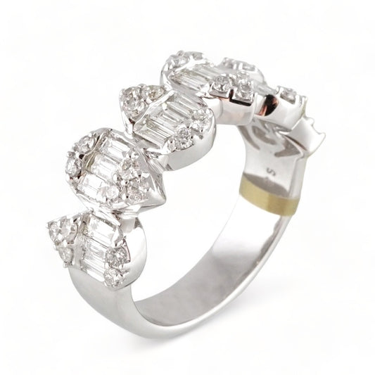 14k White Gold Diamond Ring image 0