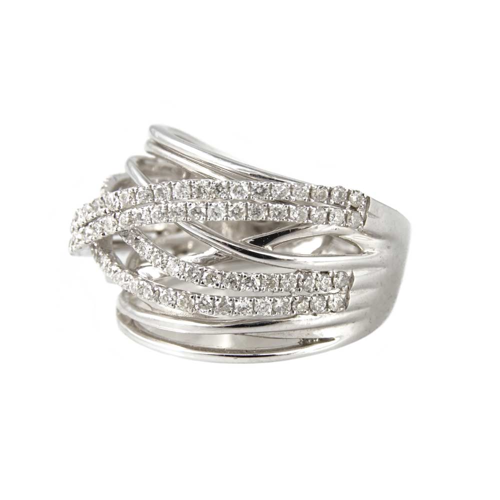 14k Diamond Woman Gold Ring image 2