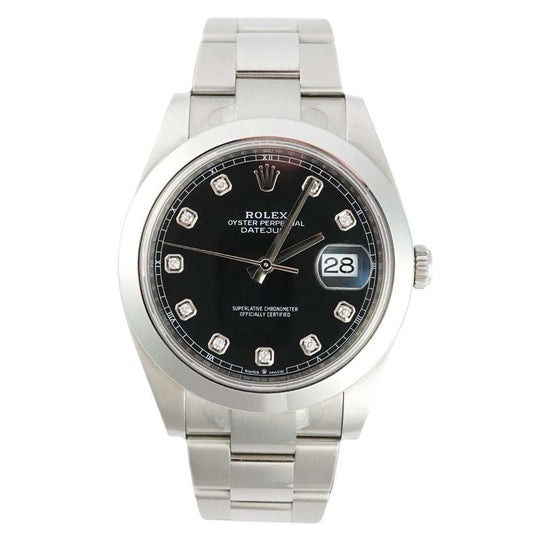 Rolex Datejust Black Dial 41mm - Pre-Owned image 0