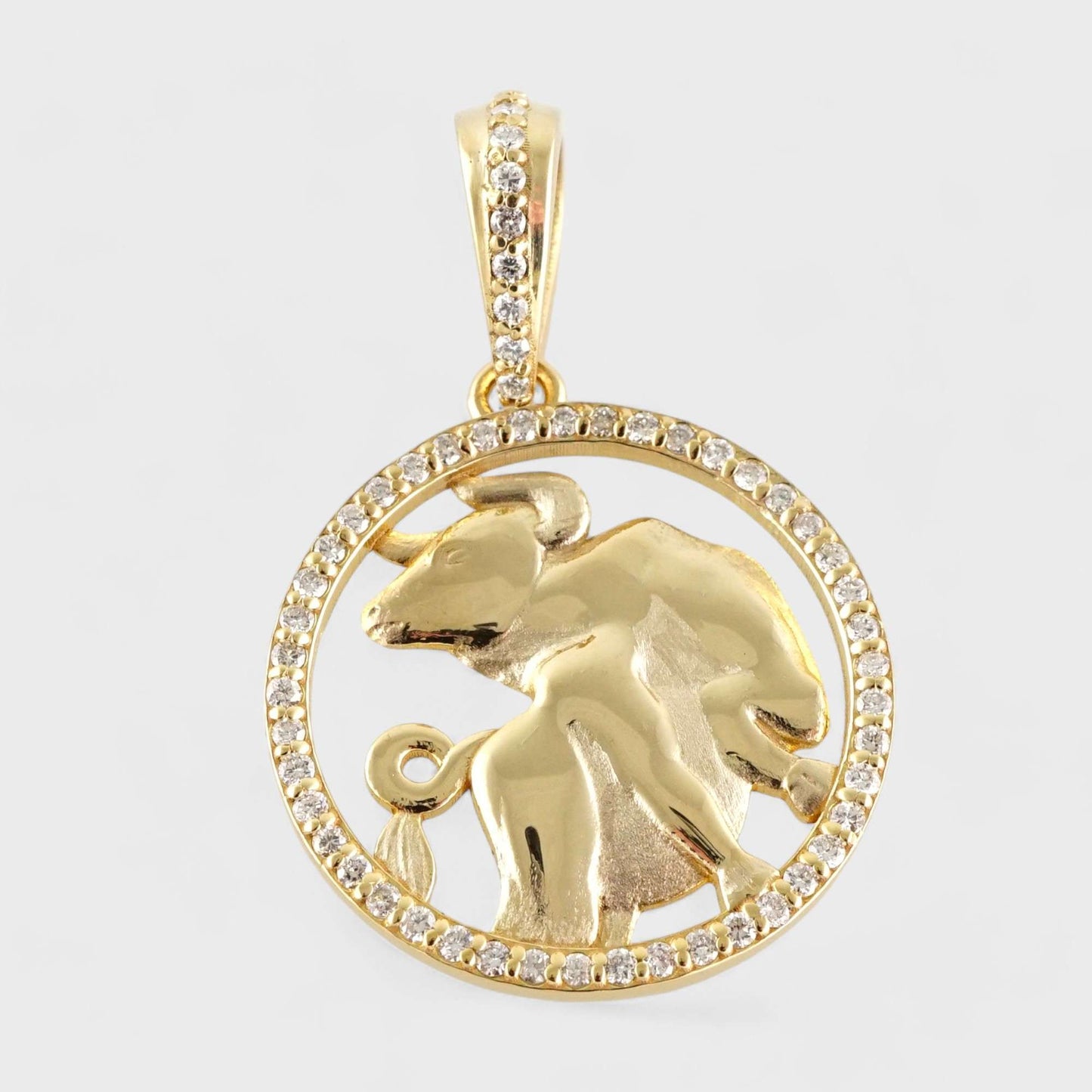 14k Yellow Gold Zodiac Symbol Customized by Grimal image 8