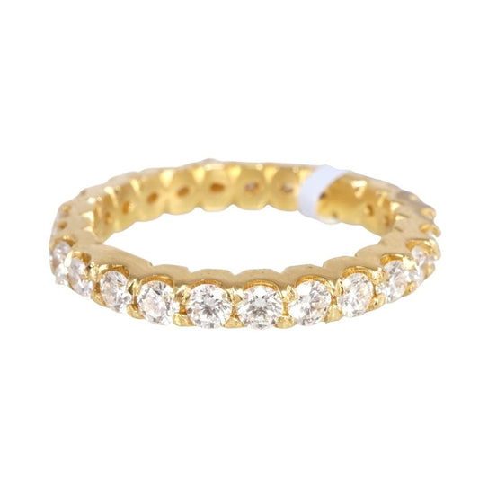 18k Yellow Gold Diamond Ring image 1