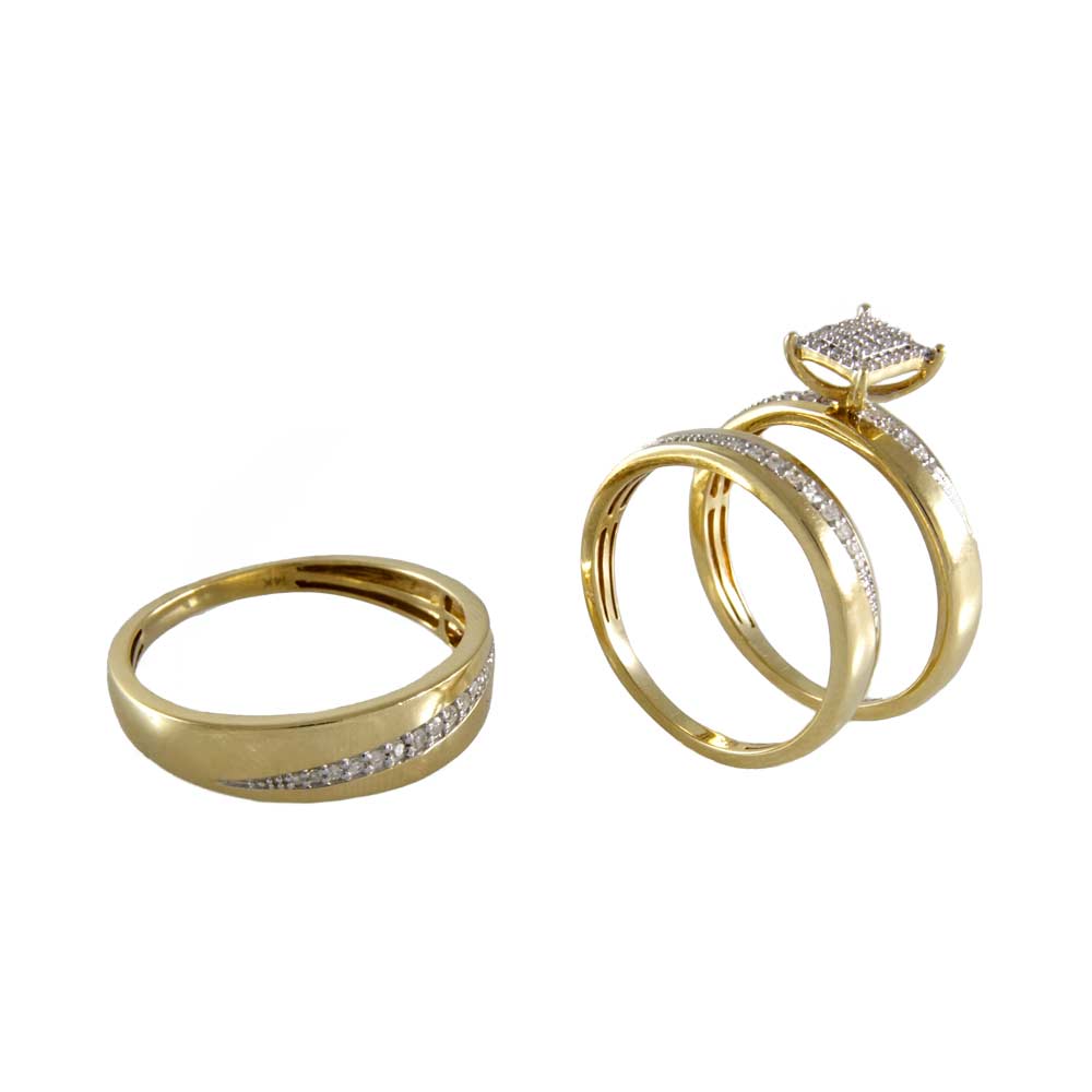 14k Gold Wedding Ring Set image 0
