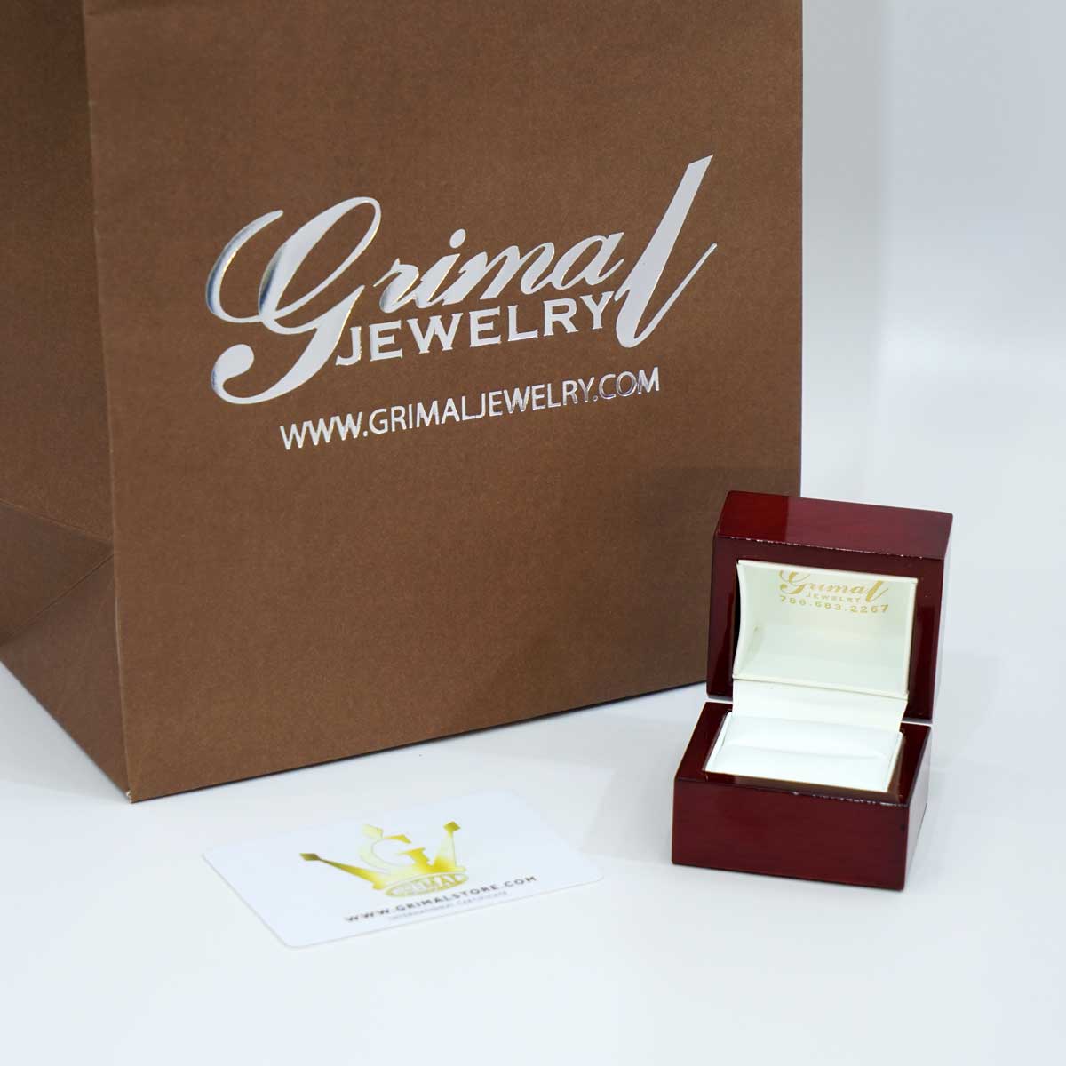 14k Gold Diamond Square Ring for Women image 4