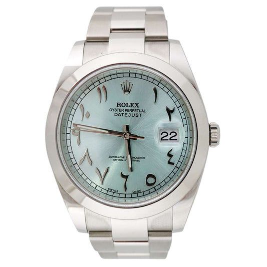 Rolex Datejust Ice Blue Arabic Numbers 40mm - Pre-Owned image 0