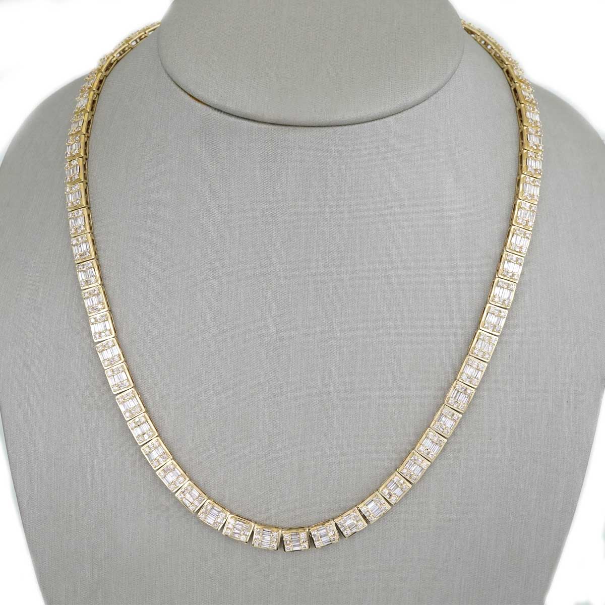 10k Gold Full Diamond Chain image 3