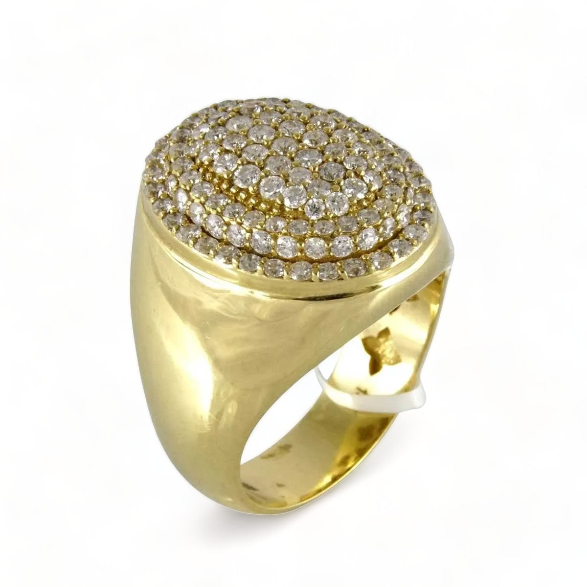 14k Gold Diamond Ring for Men image 0