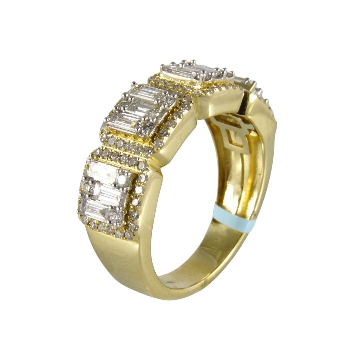 14k Gold Diamond Ring for Men image 3