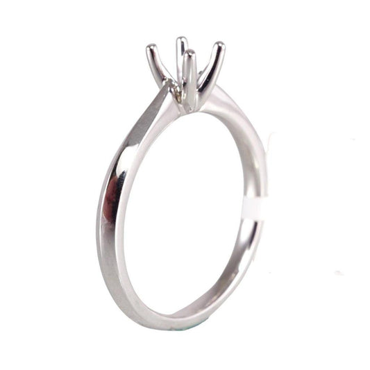 14k Engagement White Gold Ring
