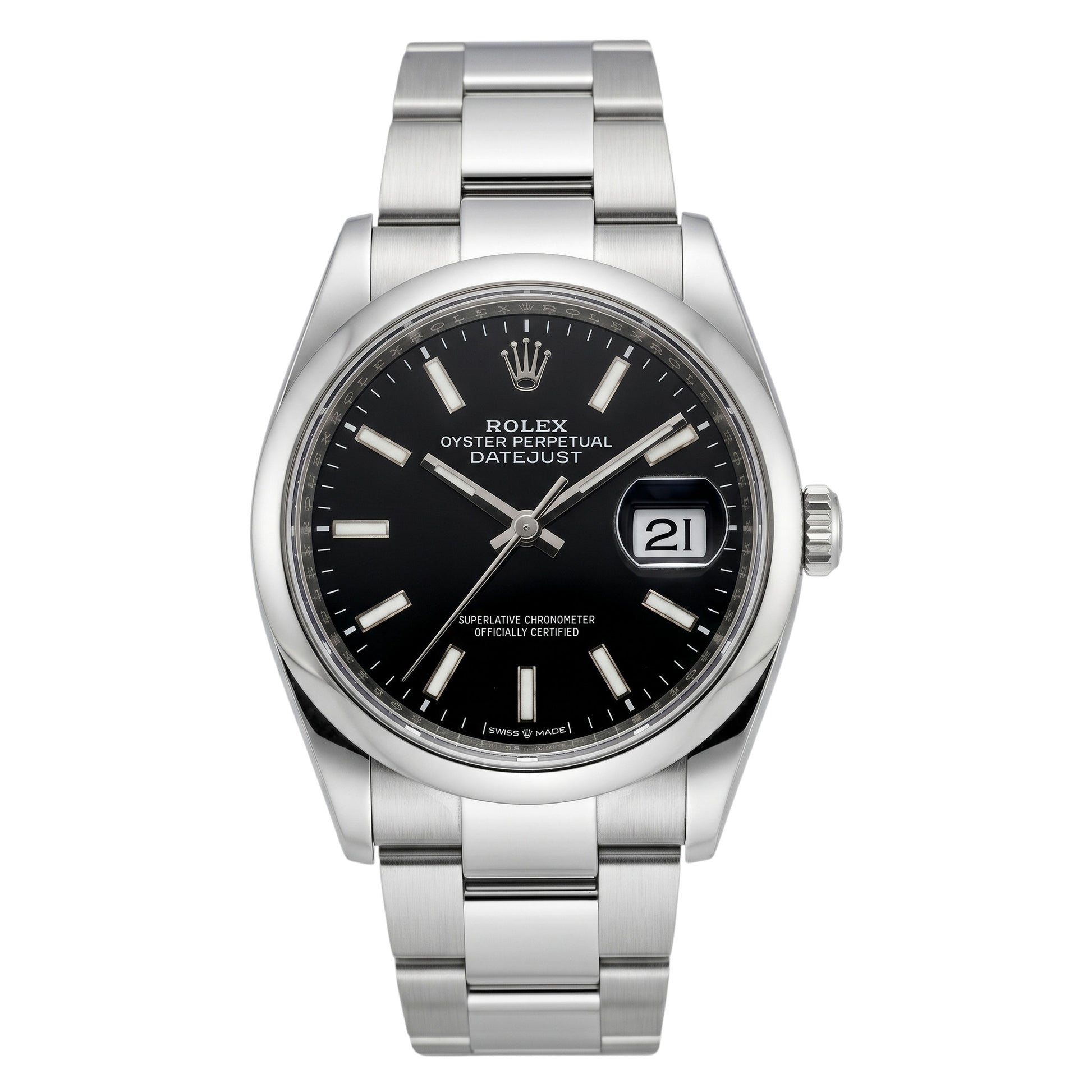 Rolex Datejust Black Index 36mm M126200