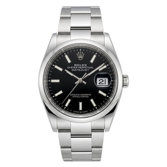 Rolex Datejust Black Index 36mm M126200