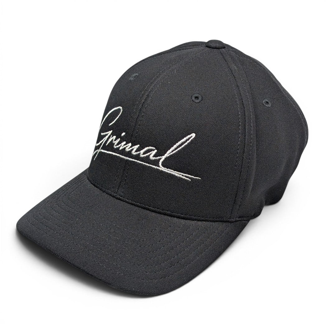 Grimal Signature Black Trucker Hat