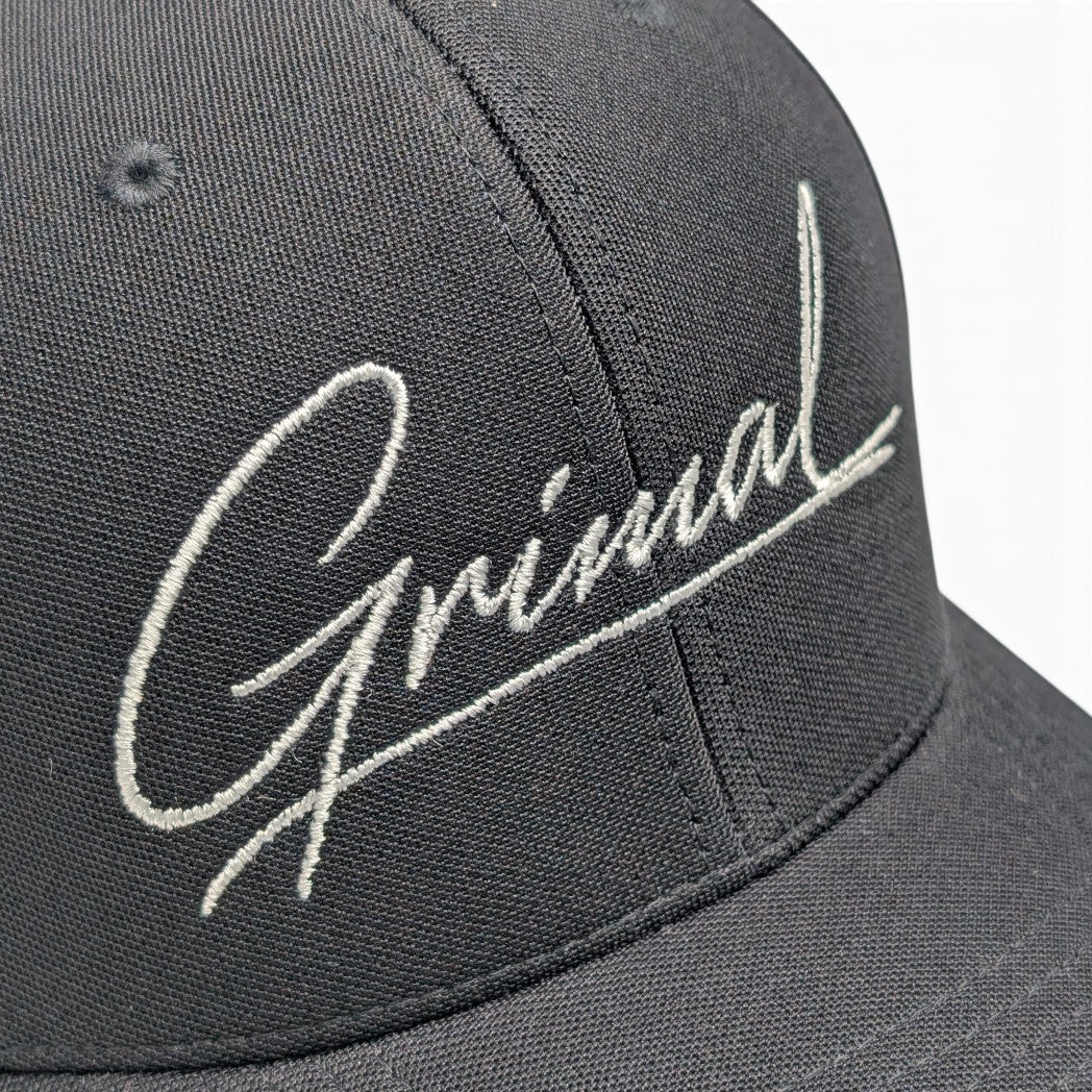 Grimal Signature Black Trucker Hat