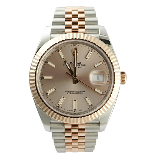 Rolex Datejust 18k Rose Gold 41mm - Pre-Owned