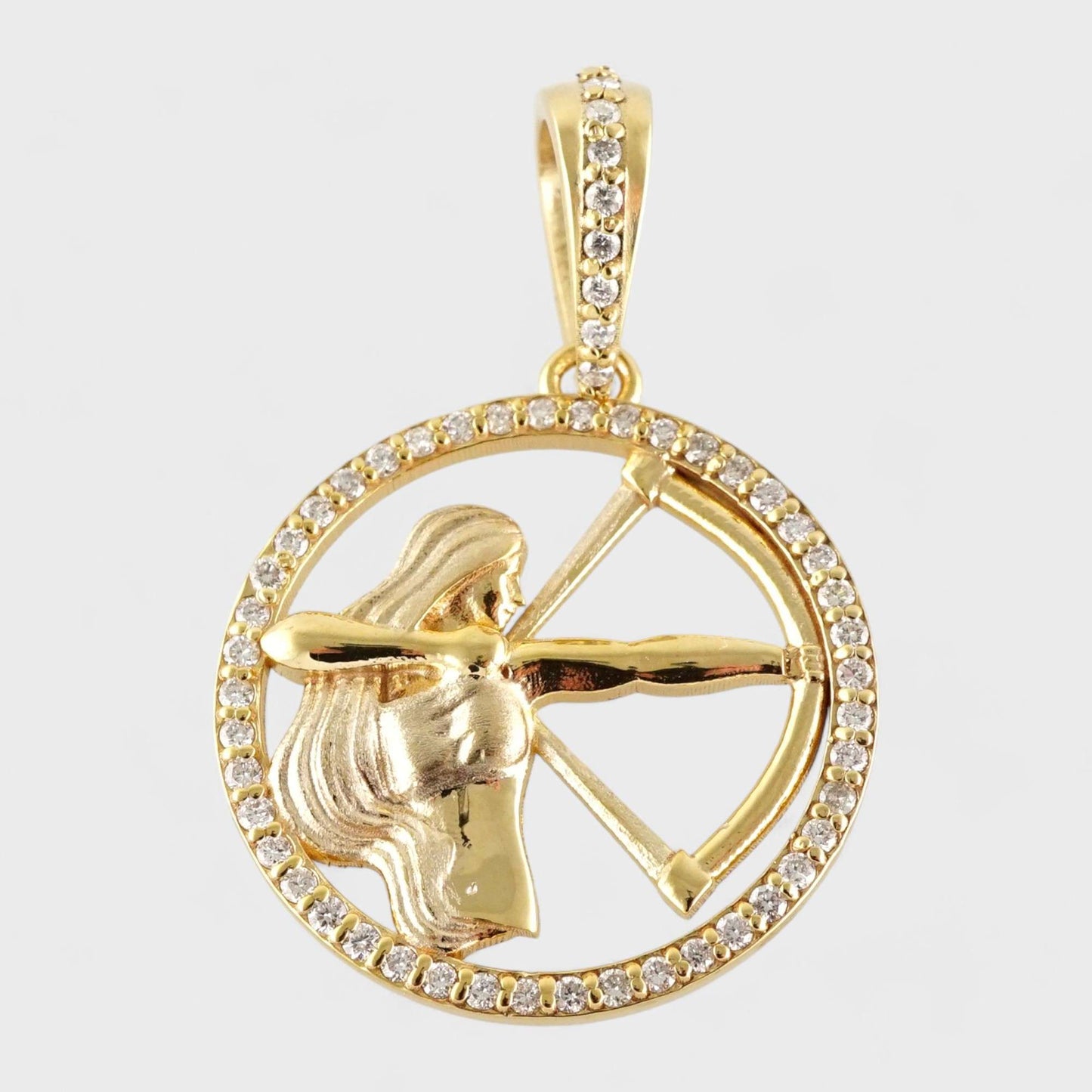 14k Yellow Gold Zodiac Symbol Customized by Grimal image 1