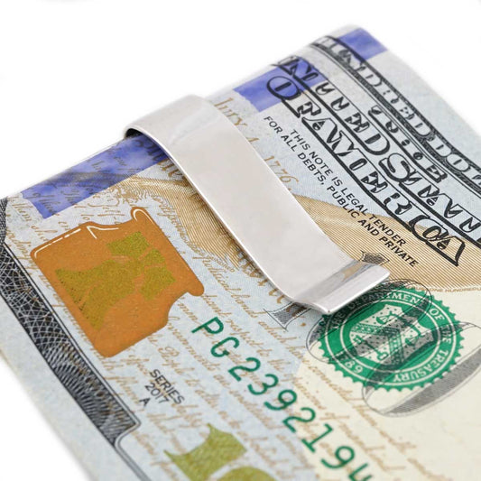 14k White Gold Diamond Rolls Royce Money Clip image 1