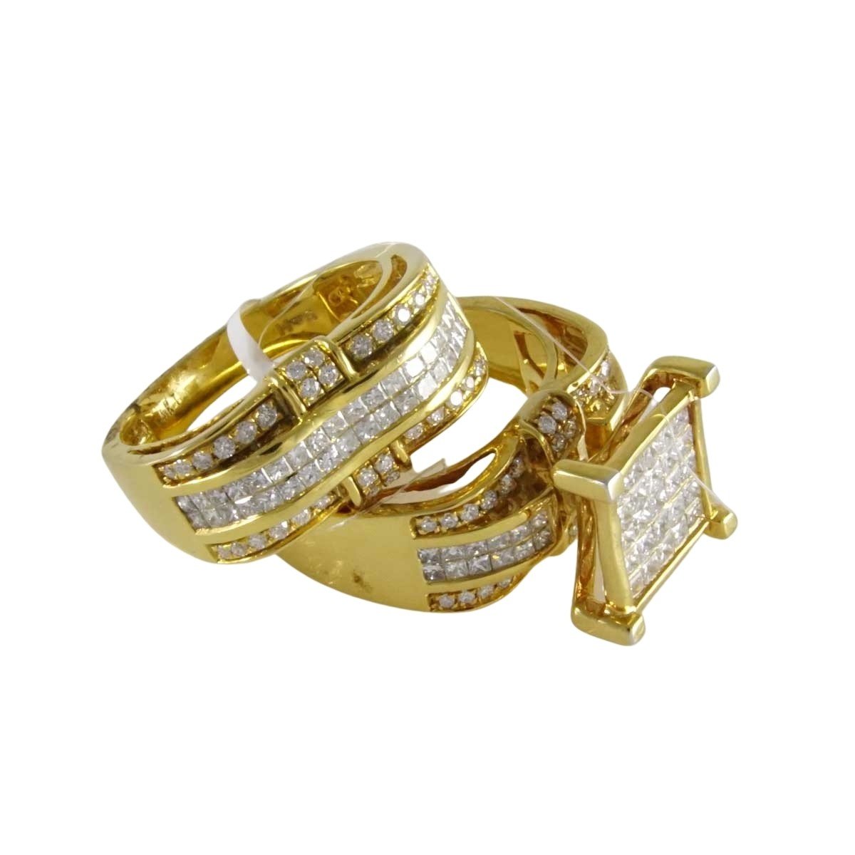 14k Gold Duo Ring for Women image 2