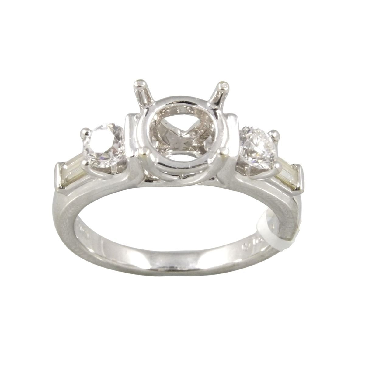 18k White Gold Customized Diamond Wedding Ring image 2