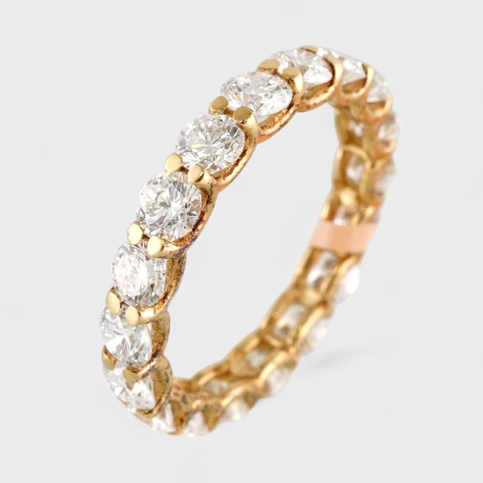 10k Yellow Gold LAB Grown Diamond Wedding Ring image 0