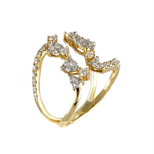 14k Gold Diamond Ring for Woman image 1