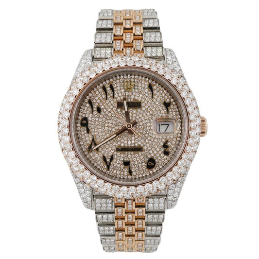 Rolex Rose Gold Diamond Datejust 41mm - Pre-Owned image 0