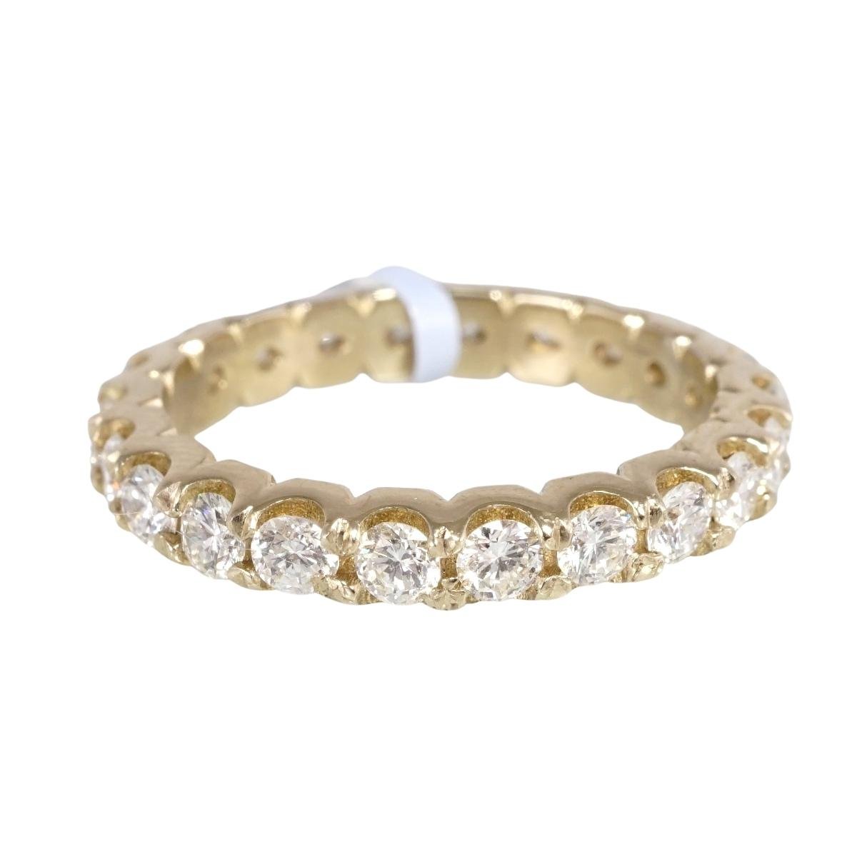 18k White Gold Diamond Ring image 1