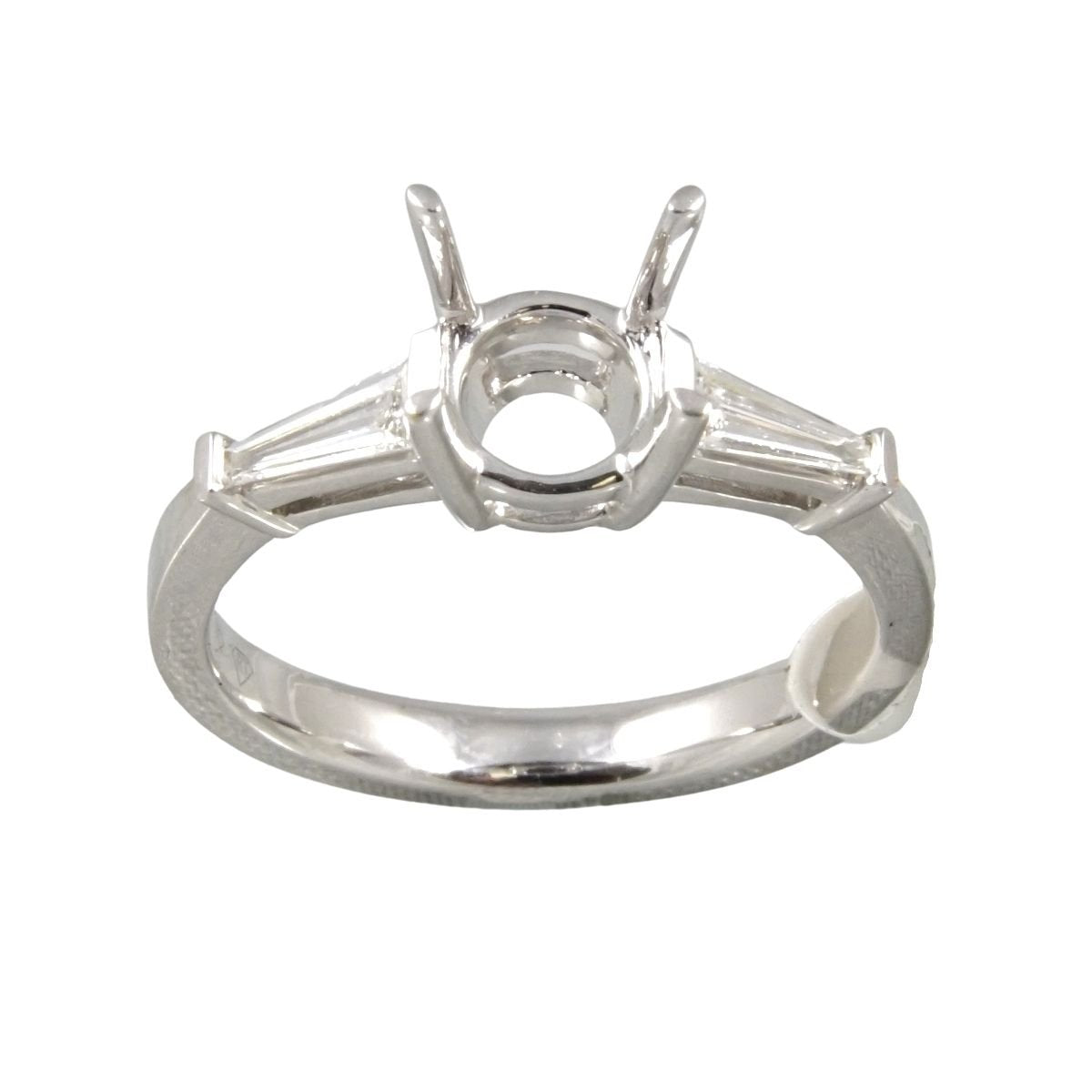 18k White Gold Customized Diamond Wedding Ring image 2