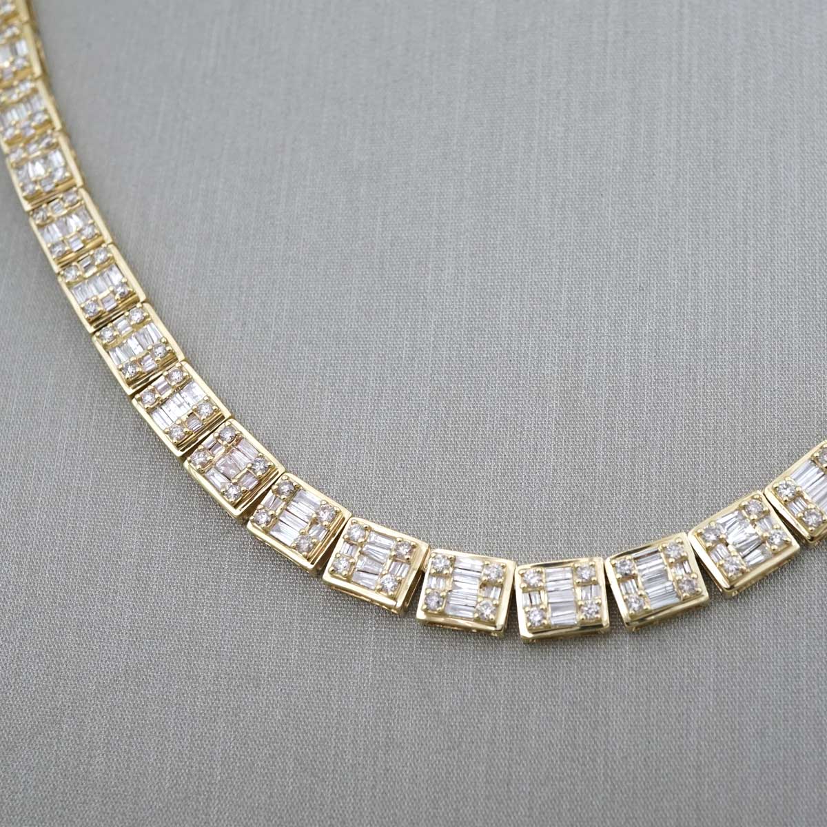 10k Gold Full Diamond Chain image 1
