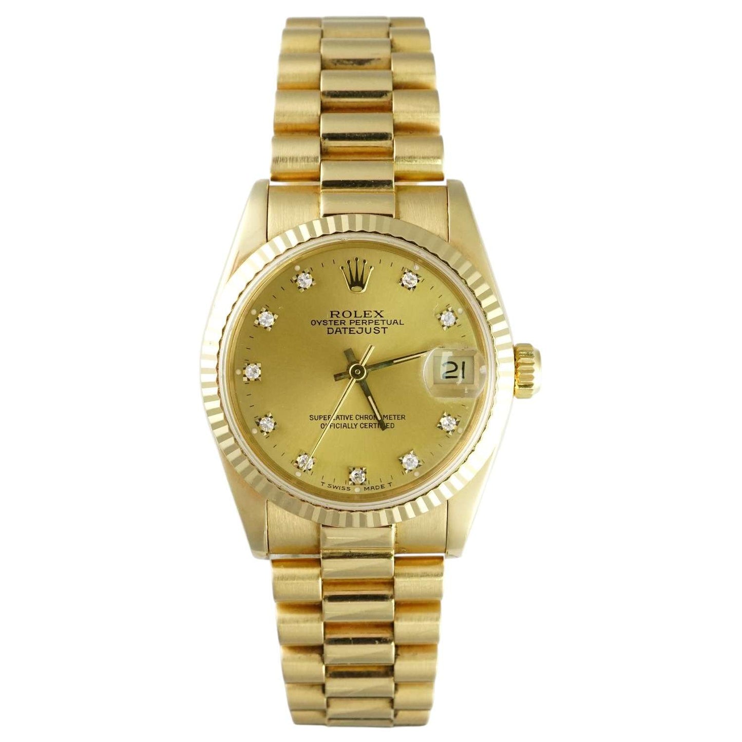 Rolex Yellow Gold Datejust President 31 mm - Pre-Owned image 0