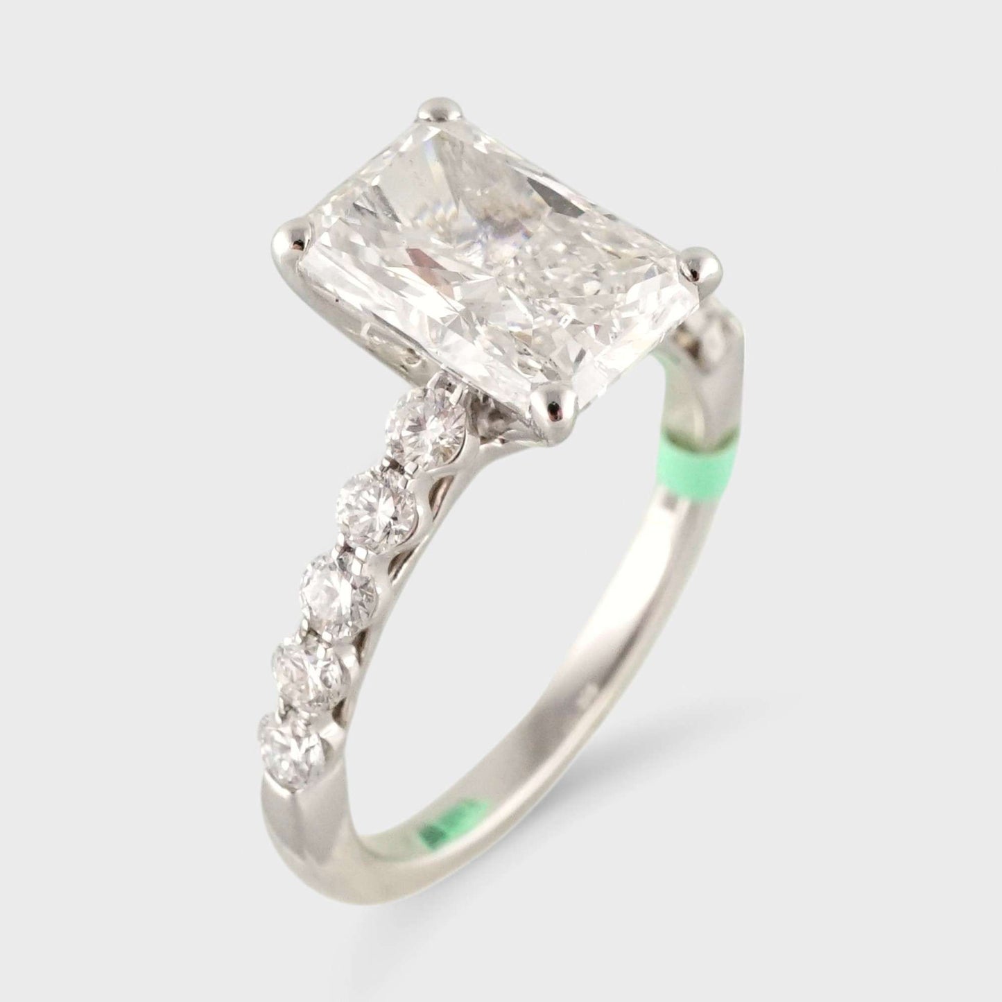 14K White Gold LAB Grown Diamond Ring image 0