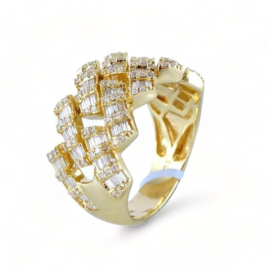 14k Yellow Gold Diamond Elegant Ring image 0